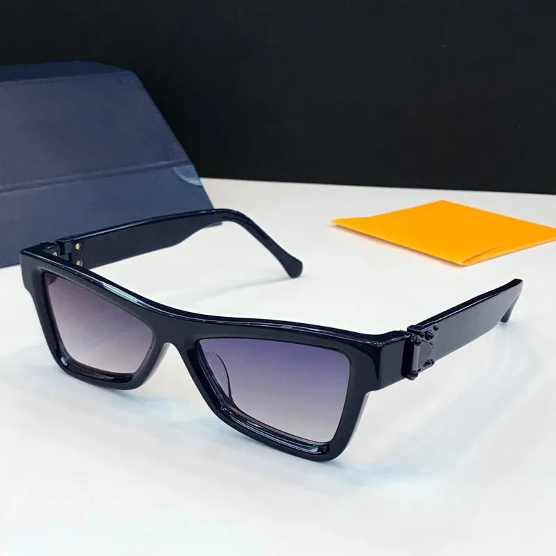 Luxury-Designer Millionaire Z2368E Nuovi occhiali da sole da uomo Small Frame Glasshi da sole vintage logo in oro lucido di qualità superiore227W