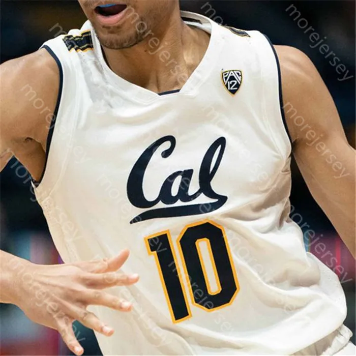 Баскетбольные майки Custom California Golden Bears Баскетбольная майка Колледж NCAA Браун Кидд Брэдли Остин Саут Антисевич Абдур-Рахим Джонсон Андерсон Крэбб