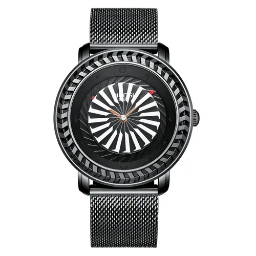 Reloj de vestir para hombre, esfera única, cinturón de malla de acero móvil, analógico Shi Ying, resistente al agua 3ATM, 310D, 2022