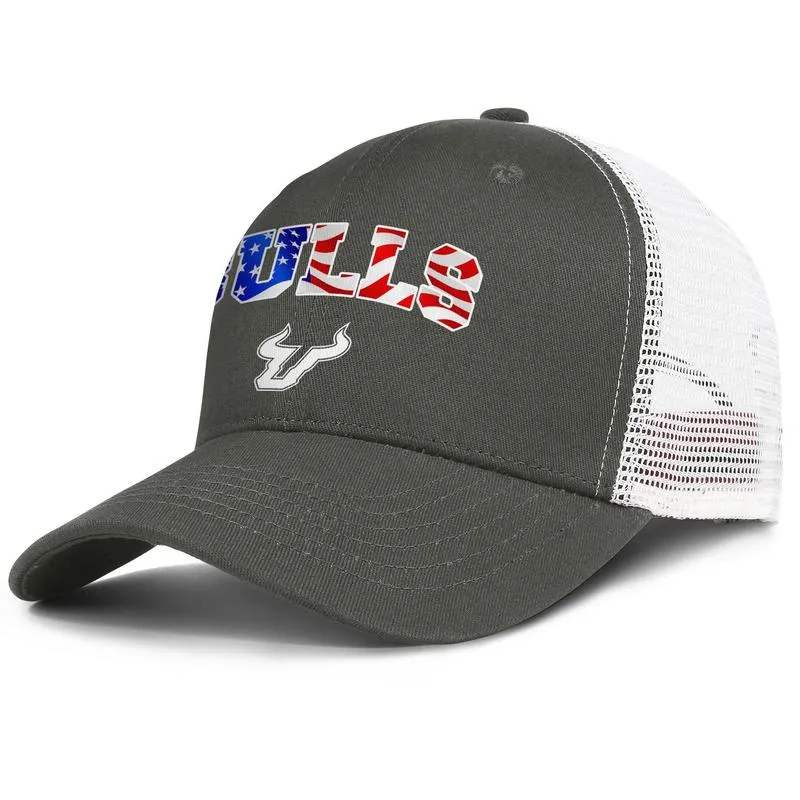 South Florida Bulls 3d Effect Flag Logo mens and women adjustable trucker meshcap designer fitted team baseballhats Football 7867179