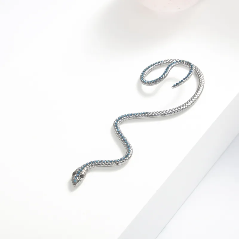 Stud europeiska och amerikanska kreativa örhängen ins mode flickor temperament personlighet serpentin orm gåvor1251g