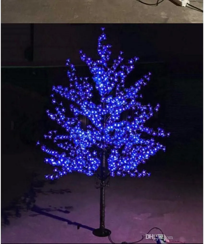 LED Cherry Blossom Tree Light 0 8m 1 2m 1 5m 1 8m Capodanno Matrimonio Luminaria Decorativa Rami di albero Lampada Illuminazione esterna209O