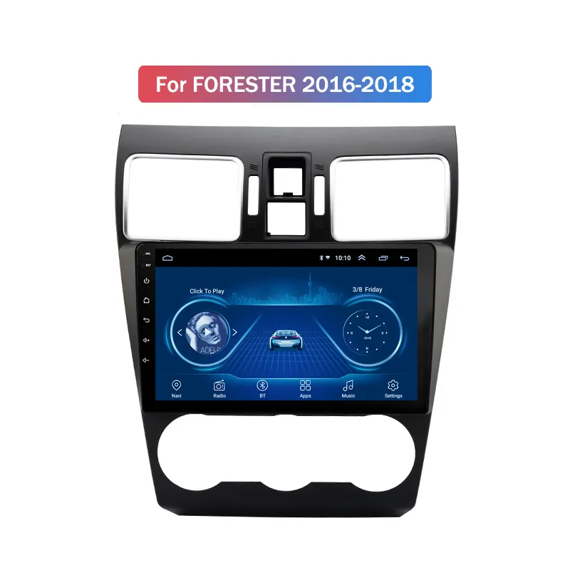 9 인치 안드로이드 자동차 DVD 비디오 GPS 탐색 Subaru Forester 2012-2015 라디오 스테레오