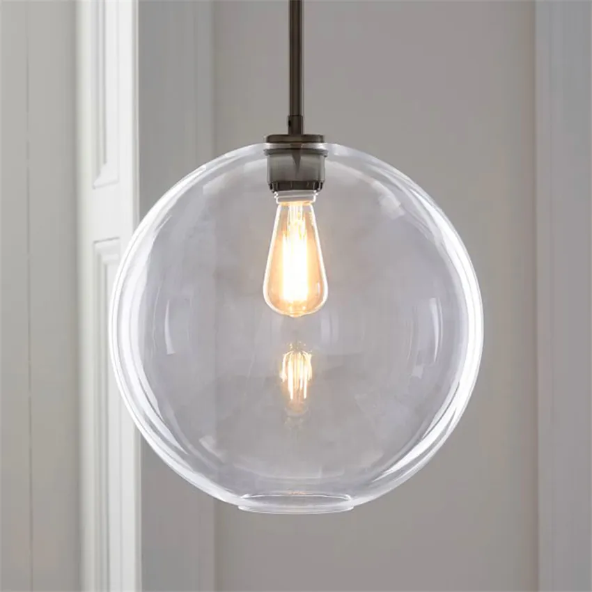 Lampe suspendue nordique en verre doré et argenté, luminaire décoratif d'intérieur, idéal pour une cuisine, une salle à manger ou un salon l323d