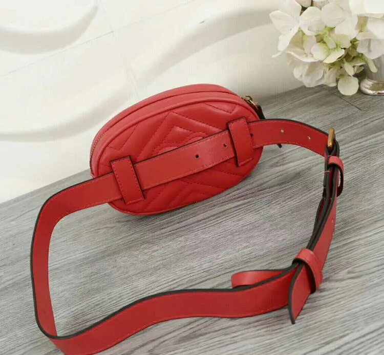 Waist Bag Women Purse Clutch Cowskin Shoulder bag Genuine Leather Fashion Temperament Bumbag Cross Fanny Pack Bum Waist Bags251N