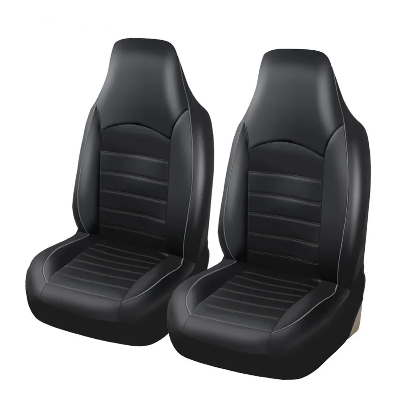 Universal capa de assento do carro siamês couro do plutônio assentos dianteiros duplos cobre acessórios crossovers sedans auto acessórios interiores Protect182t