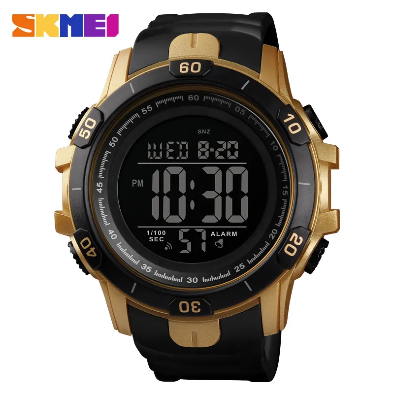 Skmei Outdoor Sports Digital Watch Men Waterproof Barm Cock Randwatch WeekDisplay Watches Luminous Erkek Kol Saati 1475323Z