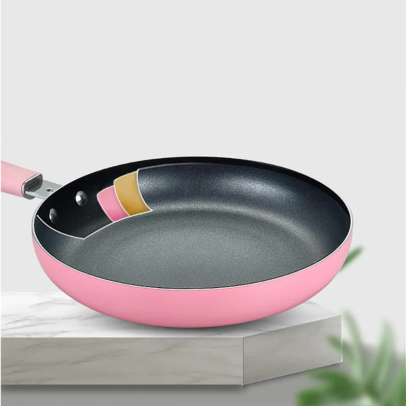 24 26 28 30cm Non-stick Healthy Frying Pan No Oil Smoke Potgas Stove Cookware General Grill Smokeless Kitchen Cooking Pan1900