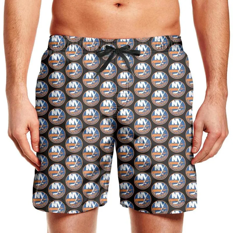 New York Ers Tie Orange tingindo shorts de praia de tração de tração de tração com forro e bolsos nadar Black6053201