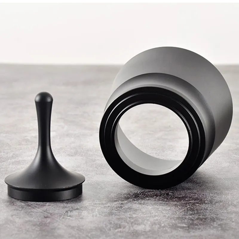 Nowy aluminiowy stopowy pierścionek dawkowania do misek do parzenia na kawa 58 mm manipulowanie kawy Espresso narzędzie kawa12408