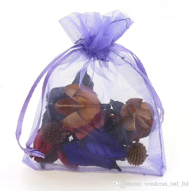 DrawString Organza Bags Gift Wrapping Bag Gift Pouch Jewely Pouch Organza Bag Candy Bags Package Bag Mix Color313F
