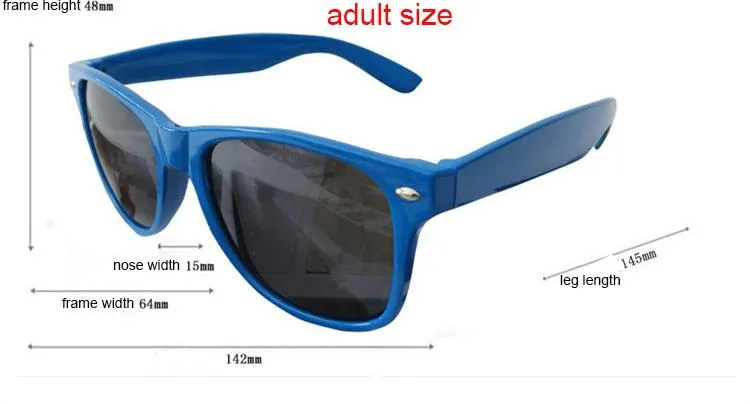20 개 PCS 로트 멀티 컬러 남성 클래식 선글라스 여성 및 남성 해변 태양 안경 어린이 선글라스 UV400 Square Style207I