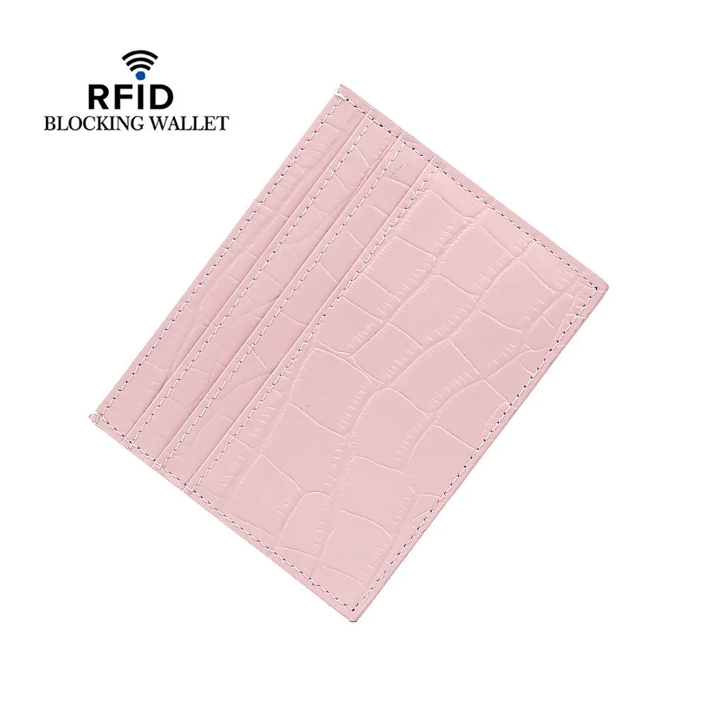 Oryginalny skórzany RFID MĘŻCZYZNA PIERTALNY PROJEKTY CROCODIL MONETE MONETE Pozycja Multi-Card Pozycja Karta Cowhide Uchwyt Mini Slim Compact Portfels2875