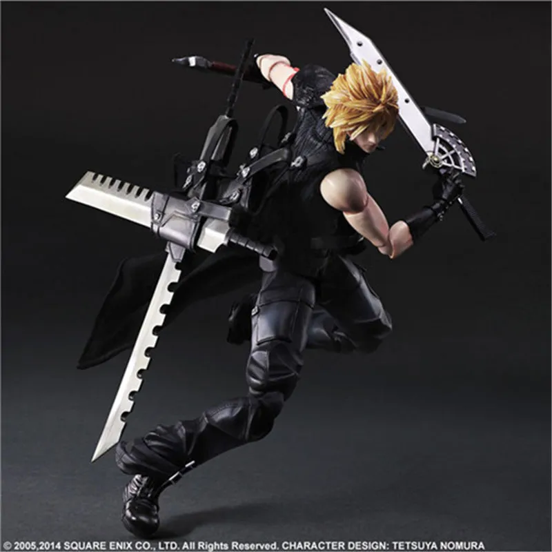 Final game Fantasy Play Arts Kai Action Figure Cloud Strife Sephiroth Noctis Lucis Squall Leonhart Cindy Aurum Figures Toy Doll T25442278