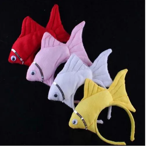 Animal océan mer poisson bandeau enfants adultes garçon fille Cosplay chapeaux fête d'anniversaire cheveux accessoires Halloween noël GB4572432