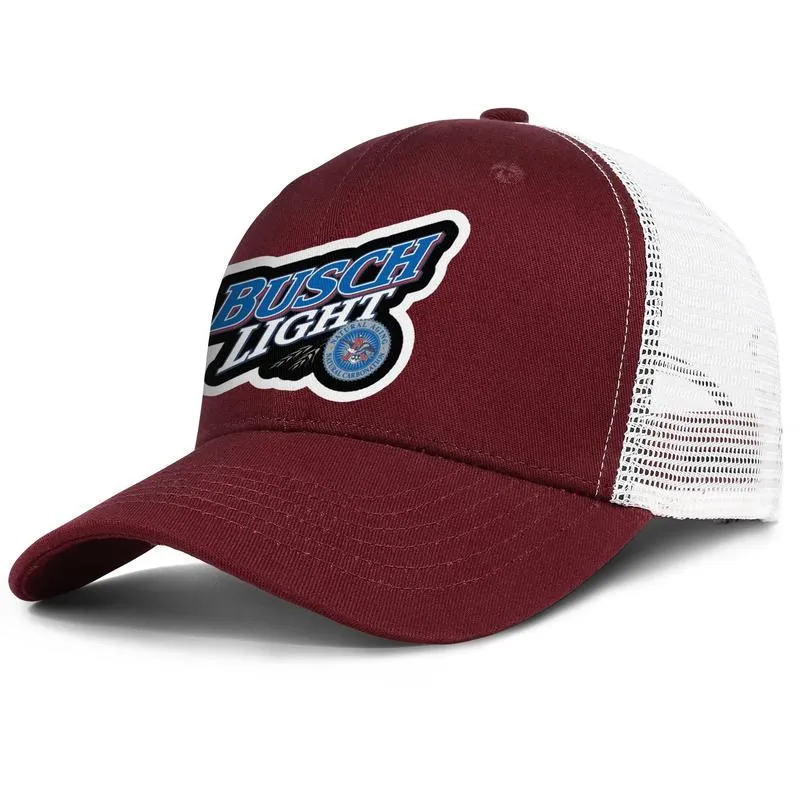 Busch Light Beer sign cappellino da camionista regolabile da uomo e da donna montato su cappelli da baseball originali della squadra vintage busch light beer logo Lo9820709