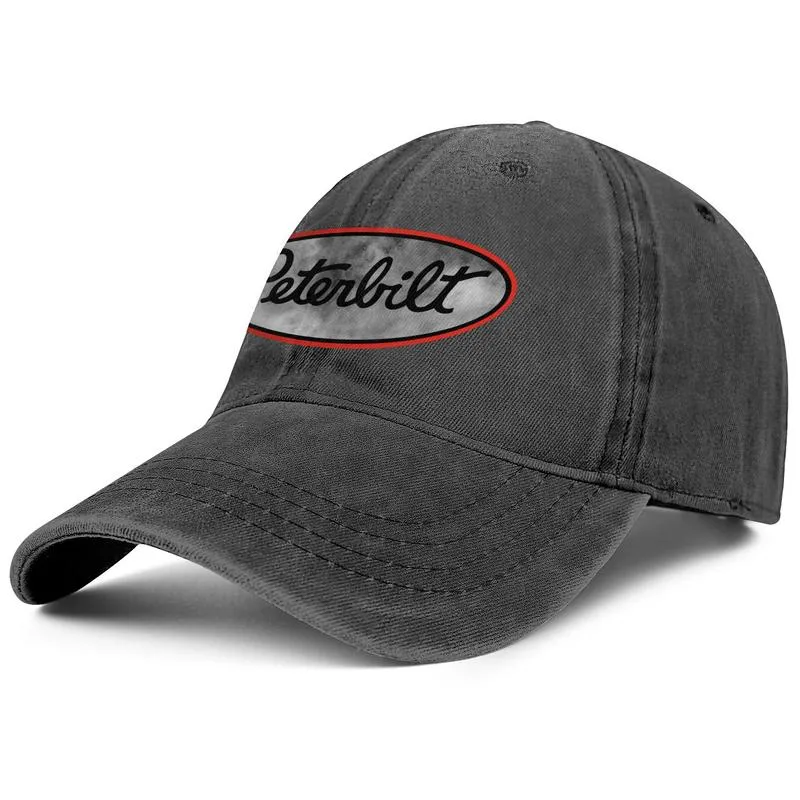 Peterbilt Truck 379 Custom Open Car Unisex denim baseball cap custom cool hats Vintage Old Logo truck auto logo Het duurt 18 wh210w