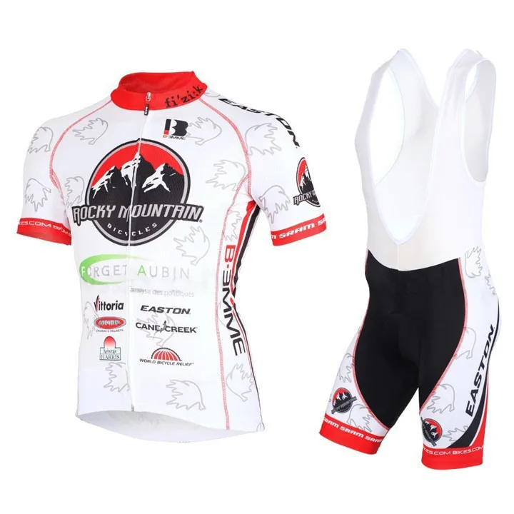 2023 Pro Team Rocky Mountain Bisiklet Jersey Nefes Alabilir Ropa Ciclismo% 100 Polyester COOLMAX JEL PAD SHORT242R