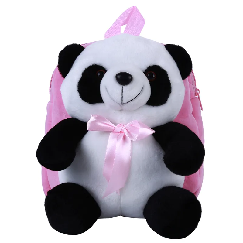 Plush children's Bag Panda Backpack Kid Girl Cartoon Birthday Gift Plush Panda children's Bag School Backpack1192l