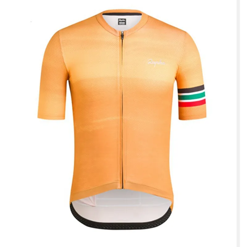 Verão pro equipe rapha dos homens manga curta camisa de ciclismo roupas corrida estrada respirável mtb bicicleta topos ao ar livre sportwear bicicleta shi182o