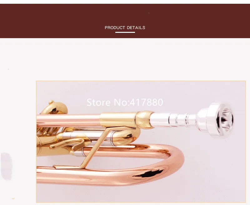 New Arrival Bb trumpet YETR-Y101 Brass Body Lacquer gold Musical instrument Professional With Case Accessories 