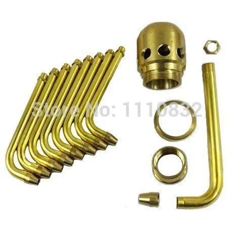 New 1 0 DN25 Brass Windmill Rotating Fountain Nozzle Water Sprinkler Spray Head Pond Factory Direct175S