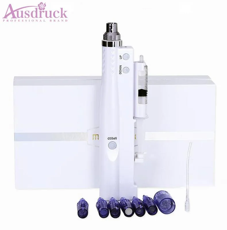 2020 Wireless Auto Microneedle Derma Pen MesoGun water serum Injection pen Mesotherapy facial slimming home use