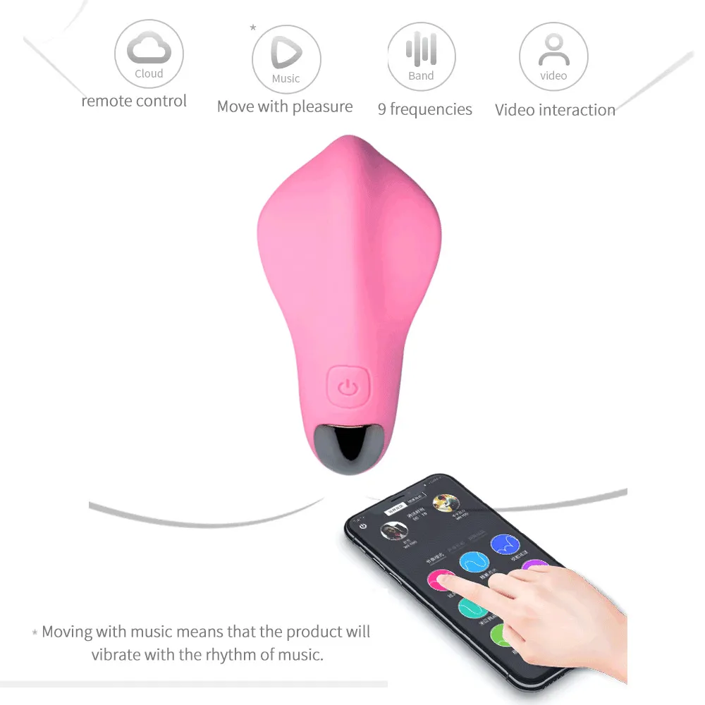 Vibratore a farfalla indossabile con Bluetooth APP telecomando mutandine invisibili vibratore donne stimolatore del clitoride giocattoli del sesso Y29235078