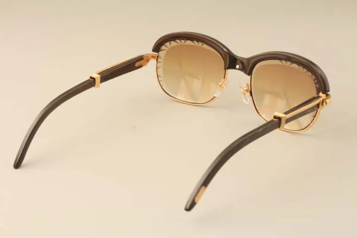 2019 новые высококачественные солнцезащитные очки с натуральным черным узором и рогами, модные солнцезащитные очки с черным узором и рогами, зеркало, ноги, 1116728, размер 60-255s