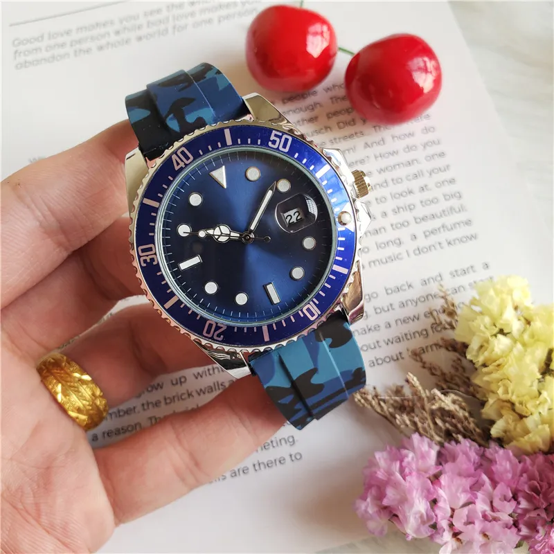 Nieuwe heren 40 mm rubberen armband 116660 kwarts Business Casual Sea Mens Watch met goede kwaliteit top LLS239C