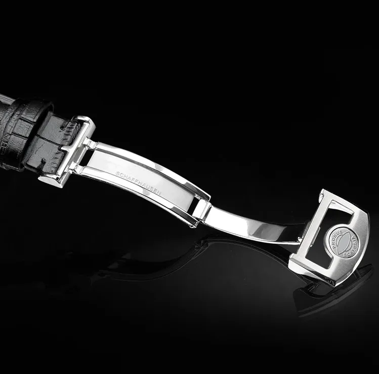 20mm 22mm preto pulseira de couro genuíno para iwc grande piloto relógio homem à prova dwaterproof água pulseira pulseira preto marrom m294v