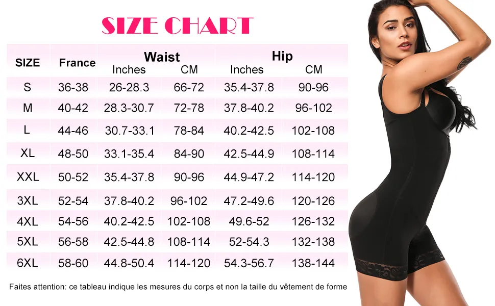 WAIST SECRET Femmes Body Shaper Post Liposuccion Ceinture Body Gilet Taille Shaper Réductoras Shapewear Corps Complet Shaper Body C8197044