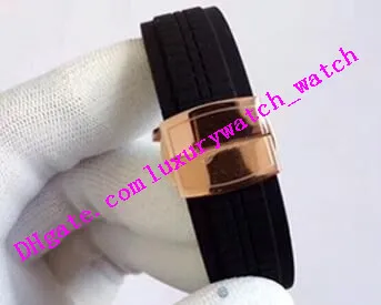 Relógio de pulso masculino de 40mm da fábrica 5168G-001 5167A-001 Pulseira de borracha automática Pulseira de aço inoxidável Relógio masculino de luxo Shippi291S