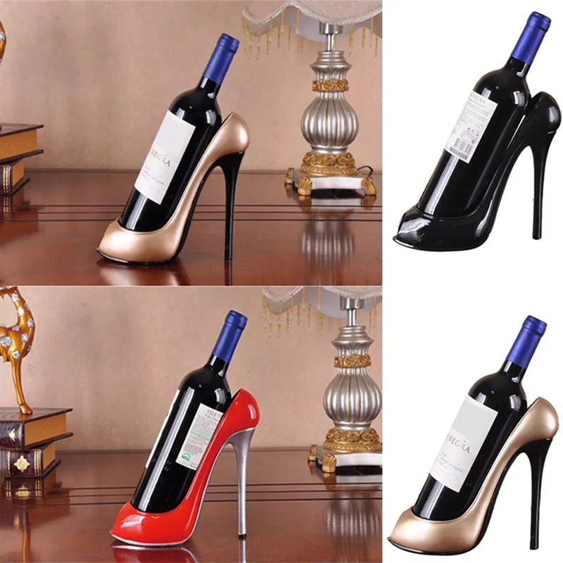 Portabottiglie vino champagne Scarpa con tacco alto Accessori cestini eleganti accessori bar la casa Regalo bar la casa347C