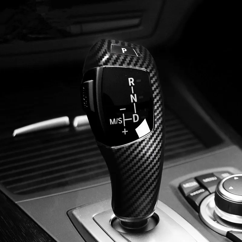 ABS-Gear-Shift-Handle-Sleeve-Cover-Trim-For-BMW-E60-E70-E71-X5-X6-2008-2014