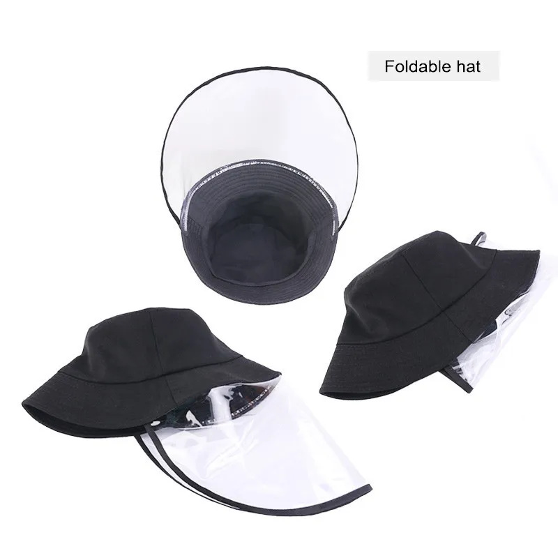Unissex adulto cotton balde chapéu de pescador capitão protetora escudo anti -saliva antifog à prova de vento Oudor Safe3750332
