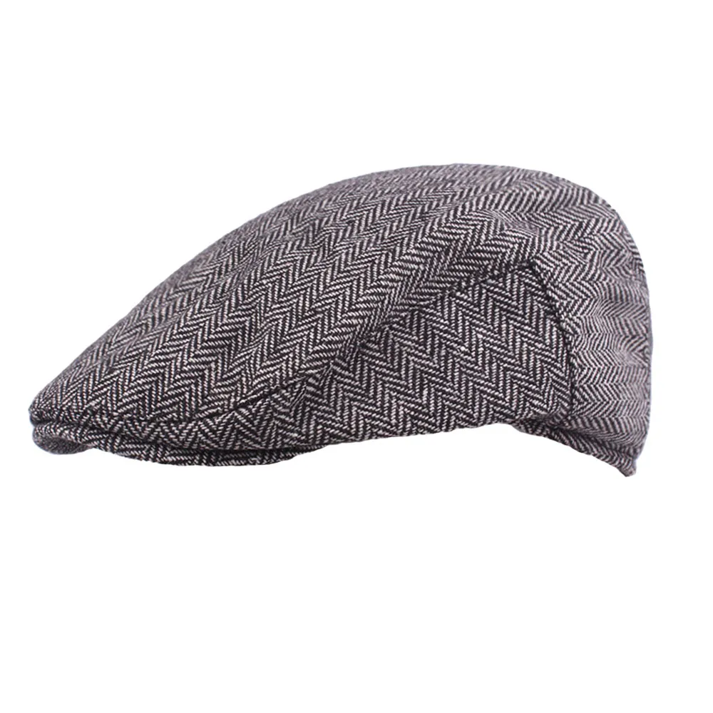 Men Classic Winter Warm Berets Driving Golf Cap Casual Cabbie Newsboy Hat NEW HATCS0241218a