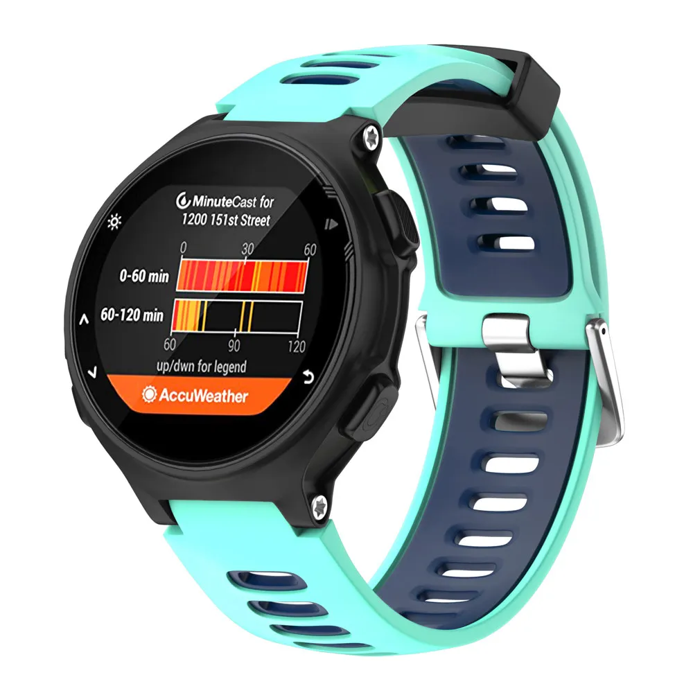 Soft Silicone Replacement Wrist Watch Rubber Band for Garmin Forerunner 735XT Watch Wristband Sport Strap Bracelet7332500
