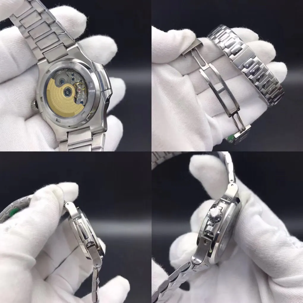 10 couleurs montres de haute qualité 5726 mécanique automatique hommes montre Phase de lune 24H en acier inoxydable toutes les fonctions fonctionnent 40 5mm303M