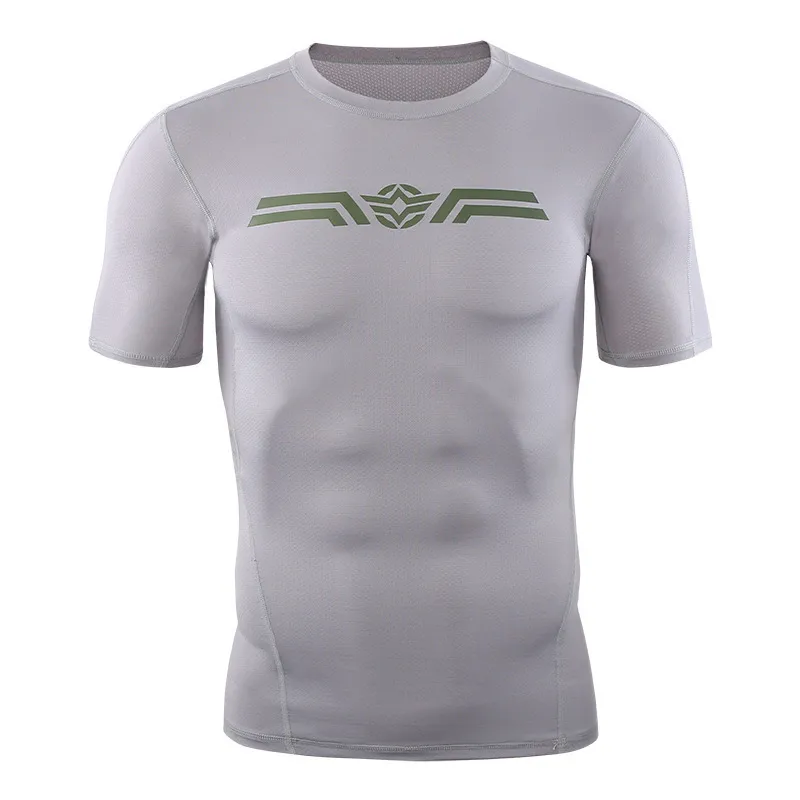 New Pattern Swim Cavalry Tactic Training Speed Do Short Sleeve A420 Round Neck Ventilation Outdoors Speed Do T Pity