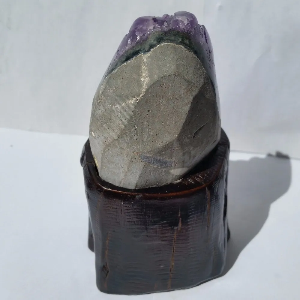 Losowy 260-300G Naturalny klaster kwarcowy kwarc kryształowy geode uzdrawianie dekoracja kamienia leczenie do wystroju domu z drewnem s223e