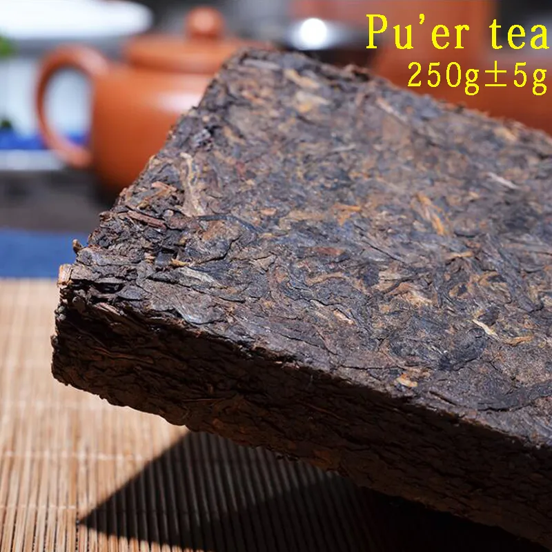 The Oldest Puer Tea Chinese Yunnan Old Ripe Puer 250g China Tea Health Care Pu'er Tea Brick Puerh good