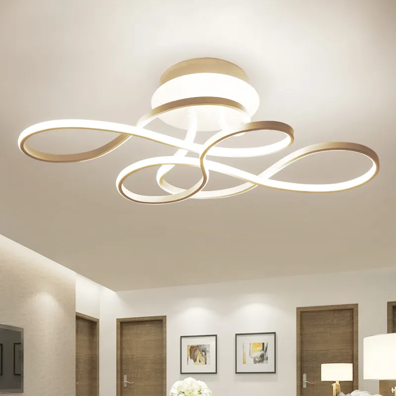 Plafonnier LED lampe moderne plafonniers pour salon chambre plafonnier réglable avec télécommande lampara led techo2016