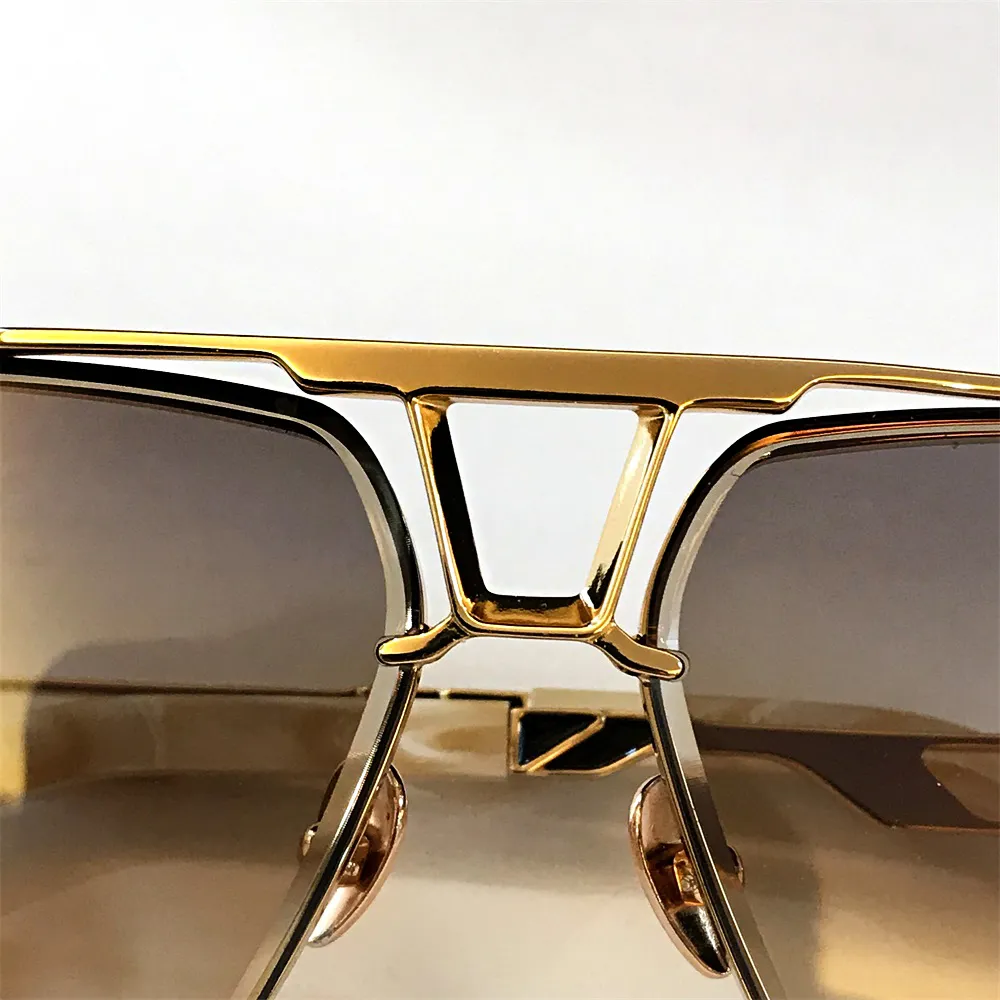 Vintage erkekler lüks tasarımcı güneş gözlükleri punk tarzı tasarımcı retro kare çerçeve deri kutu kaplama yansıtıcı anti-üvey lens to 257o