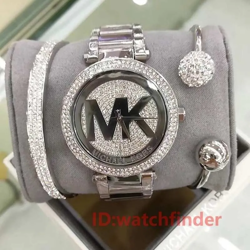 Montre pour femme en or Rose avec diamant glacé M3192 M3190, boîte originale de luxe de styliste, montres Bracelet340S