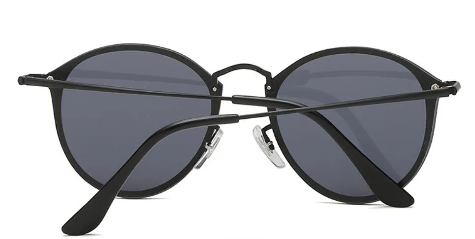 Novo 2019 moda blaze óculos de sol das mulheres dos homens marca designers óculos redondos banda 35b1 masculino feminino com caixa case273j
