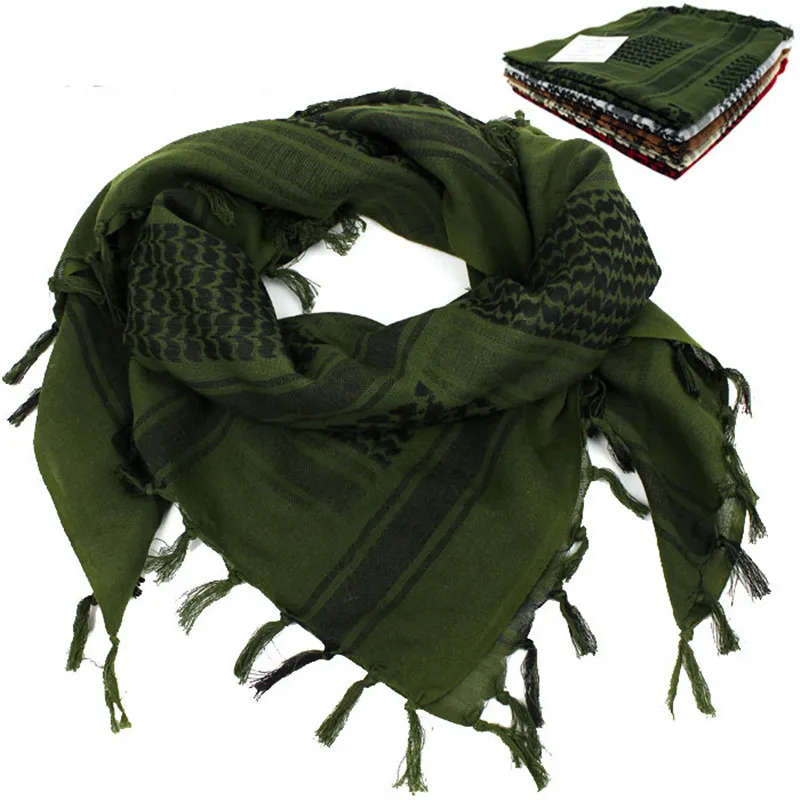 Army Wojskowe taktyczne unisex arabki bawełniane bawełniane szaliki polowanie na paintball głowę szalik twarz z siatki