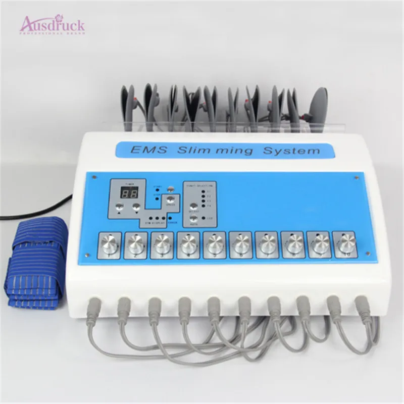 세금 무료 다기능 전기 근육 자극 슬리밍 EMS 몸체 모양 유방 향상 건강 기계 Microcurrent Bio