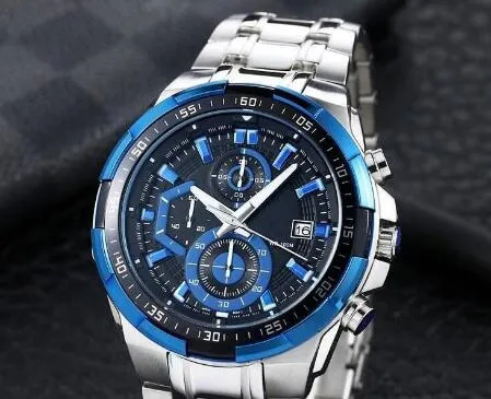 classic fashion EF-558SG-1AV MEN'S EF-535BK-1AV EF-535BK 535BK EF-558SG 558SG 1 20 Pendulum Function3055