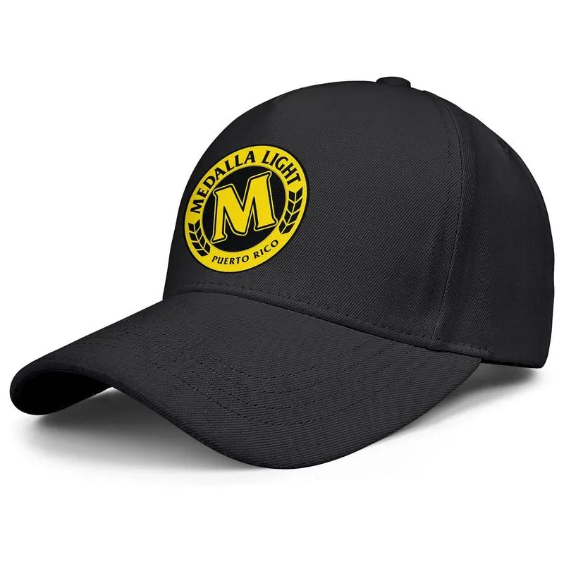 Medalla Light Logo Mens and Womens Регулируемая заглушка Trucker Attend Blank Team Уникальная бейсболхатса America Flag Logo7233088